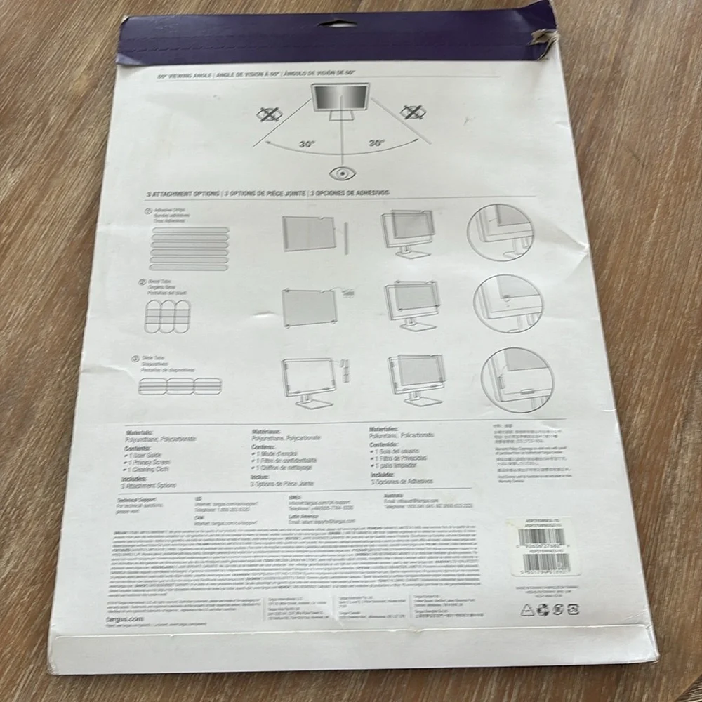 New Targus 4Vu Privacy Screen Laptops | Tablets Package Shows Some Wear See Pic